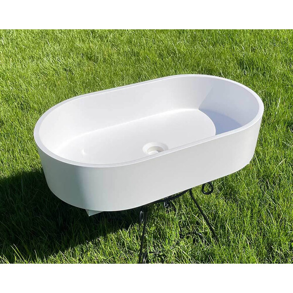 Умивальник Snail Ліана White Matt 172A100M (60x36 см, білий матовий), Колір виробника: білий матовий, фото 