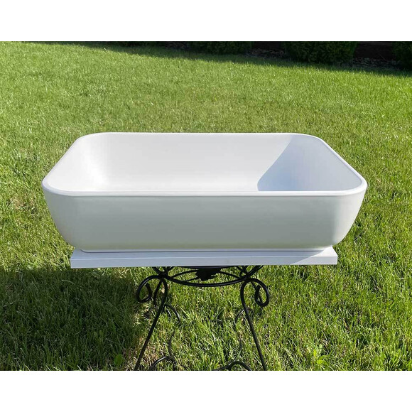 Умивальник Snail Тифані White Matt 176A100M (54x38 см, білий матовий, чаша), Колір виробника: білий матовий, фото , изображение 2