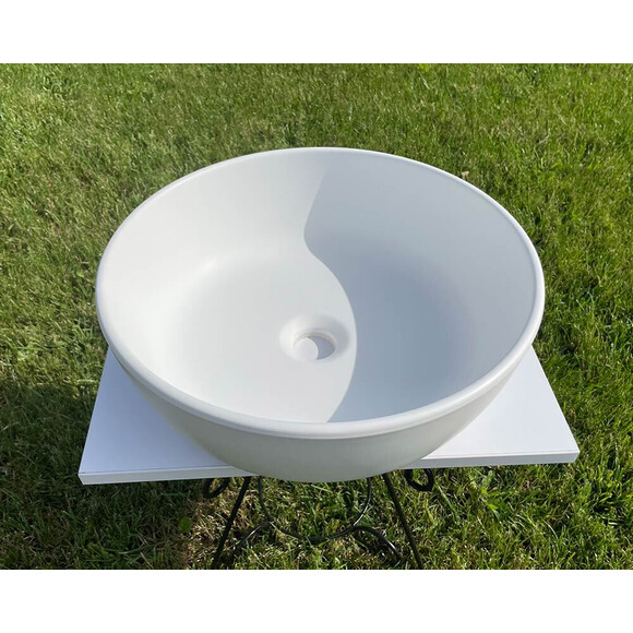 Умывальник Snail Сакура White Matt 177A100M (40 см, белый матовый, чаша), Цвет производителя: белый матовый, фото 3