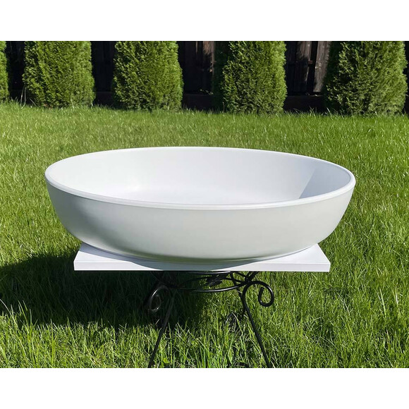 Умывальник Snail Парадиз White Matt 179A100M (60x40 см, белый матовый, чаша), Цвет производителя: белый матовый, фото 2