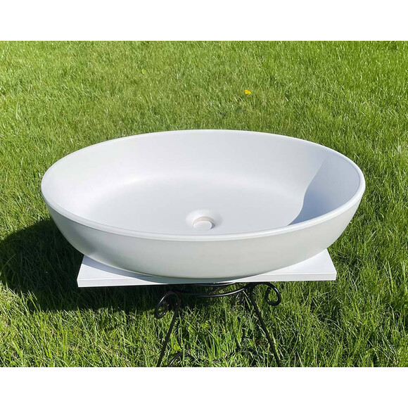 Умывальник Snail Парадиз White Matt 179A100M (60x40 см, белый матовый, чаша), Цвет производителя: белый матовый, фото 