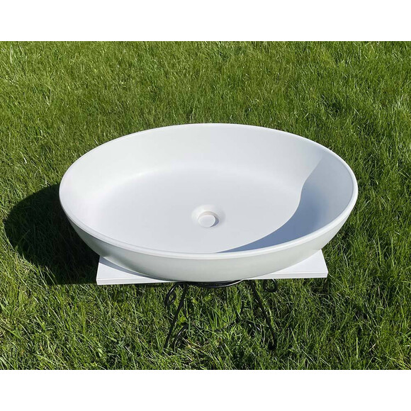 Умывальник Snail Парадиз White Matt 179A100M (60x40 см, белый матовый, чаша), Цвет производителя: белый матовый, фото 3