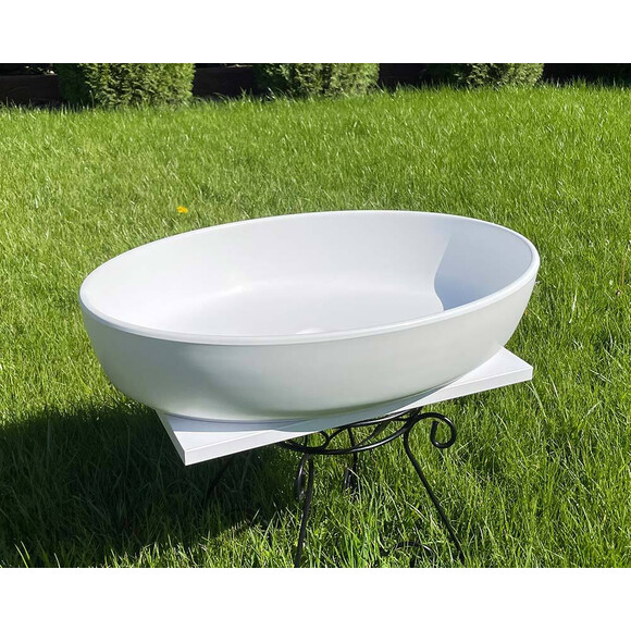 Умывальник Snail Парадиз White Matt 179A100M (60x40 см, белый матовый, чаша), Цвет производителя: белый матовый, фото 4