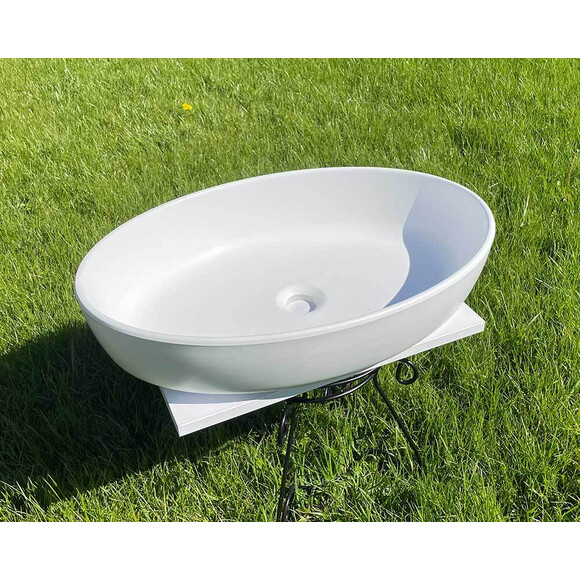 Умывальник Snail Парадиз White Matt 179A100M (60x40 см, белый матовый, чаша), Цвет производителя: белый матовый, фото 5