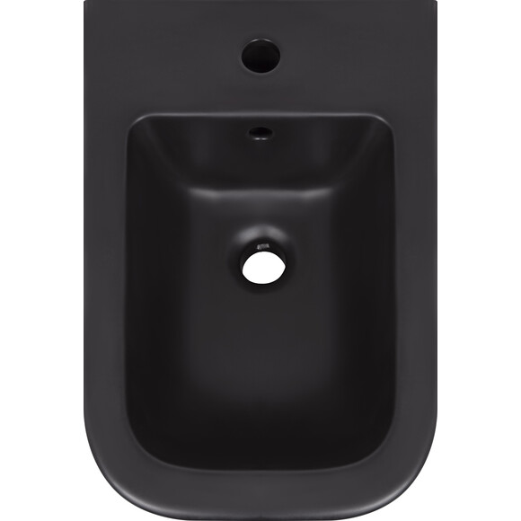 Биде подвесное Qtap Tern New QT17551303GMB (черное матовое), фото 5