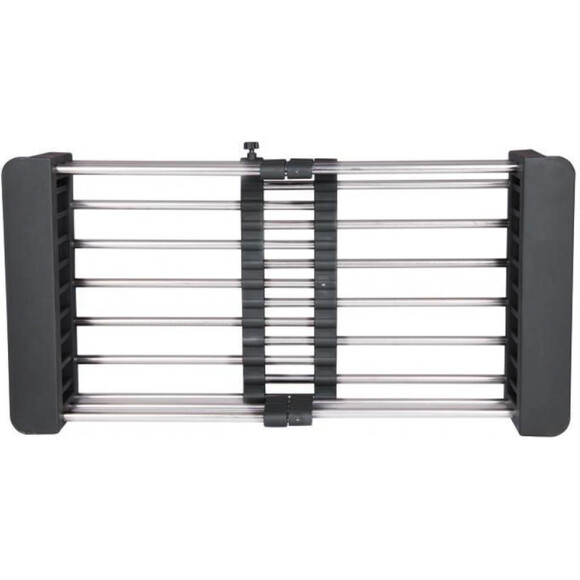 Мойка для кухни Lidz Handmade H6050HB Decor Black PVD Honeycomb LDH6050BDECPVD4837149129 (60x50 см, черный декор, 2.5/0.5 мм, с корзиной, сифоном и дозатором), Доступные размеры: 60 x 50, фото 7