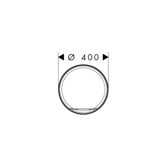 Умивальник Hansgrohe Xuniva Evo S White Glossy 60323450 (40x40 см, білий глянсовий), Доступні розміри: 40 x 40, Колір виробника: білий глянець, фото , изображение 4