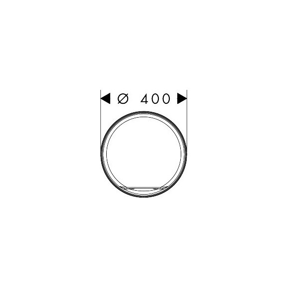 Умивальник Hansgrohe Xuniva Evo S White Matt 60323700 (40x40 см, білий матовий), Доступні розміри: 40 x 40, Колір виробника: білий матовий, фото , изображение 3