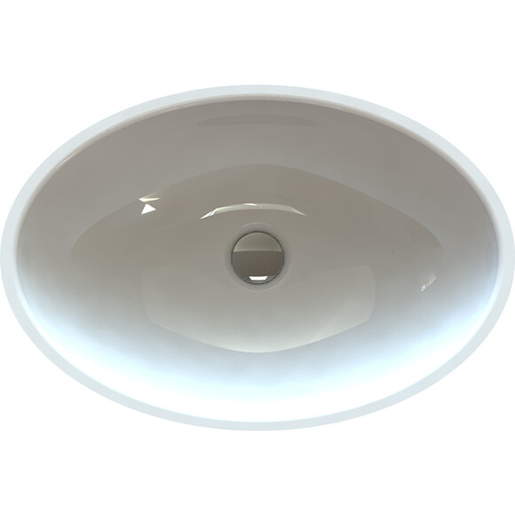 Умивальник Snail Фієста White Glossy 174A100 (52x35 см, білий глянсовий, чаша), Колір виробника: білий глянець, фото , изображение 17