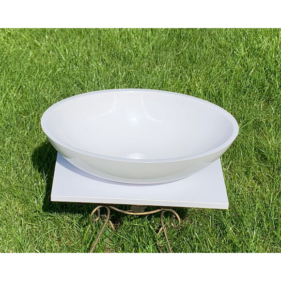 Умивальник Snail Фієста White Glossy 174A100 (52x35 см, білий глянсовий, чаша), Колір виробника: білий глянець, фото , изображение 9
