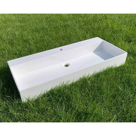 Умывальник Snail Флорида White Glossy 168A100 (101x43 см, белый глянцевый), Цвет производителя: белый глянец, фото 7
