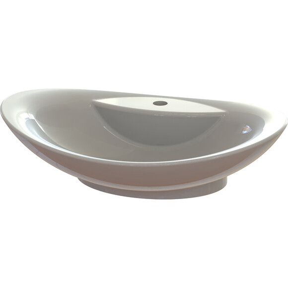 Умывальник Snail Гармония White Glossy 102A100 (65x43 см, белый глянцевый), Цвет производителя: белый глянец, фото 12