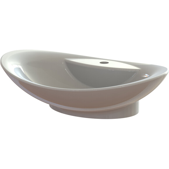 Умывальник Snail Гармония White Glossy 102A100 (65x43 см, белый глянцевый), Цвет производителя: белый глянец, фото 13