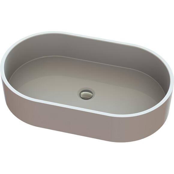 Умивальник Snail Ліана White Glossy 172A100 (60x36 см, білий глянсовий), Колір виробника: білий глянець, фото , изображение 7