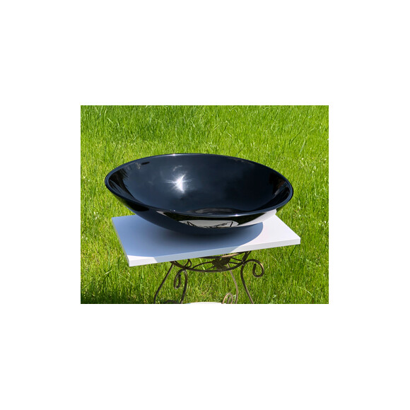 Умивальник Snail Лотос Black Glossy 173A200 (50x40 см, чорний глянсовий, чаша), Колір виробника: чорний глянець, фото , изображение 3