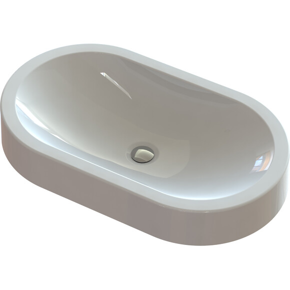 Умывальник Snail Олимпия White Glossy 150A100 (60x35 см, белый глянцевый), Цвет производителя: белый глянец, фото 11