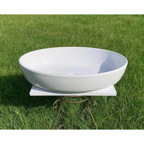 Умивальник Snail Парадіз White Glossy 179A100 (60x40 см, білий глянсовий, чаша), Колір виробника: білий глянець, фото , изображение 3