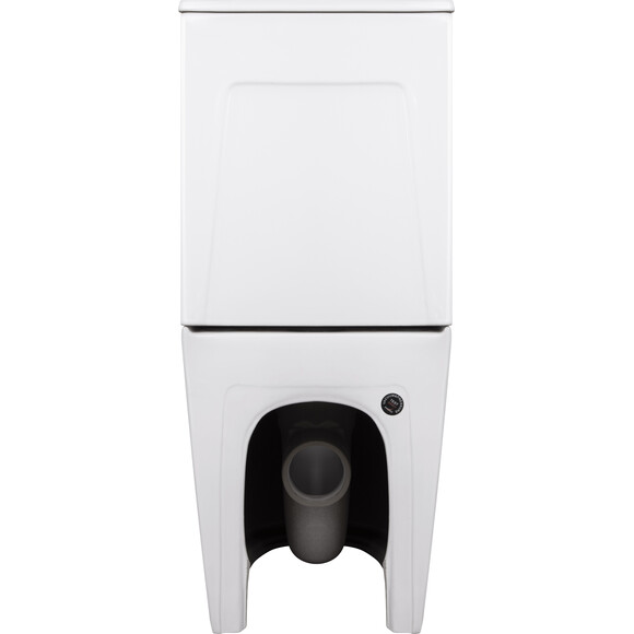 Безобідковий унітаз-компакт Qtap Robin Ultra Quiet QT13226089AW (воронкоподібний, з сидінням), фото , изображение 5