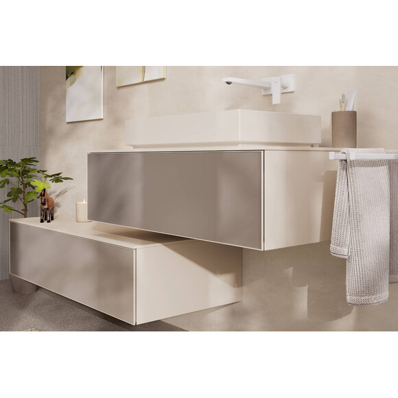 Умивальник Hansgrohe Xuniva Evo E 60326780 (65x40 см, бежевий матовий), Колір виробника: бежевий матовий, фото , изображение 2