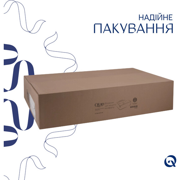 Умивальник Qtap Cardinal White Glossy QT04116257W (60x38 см, чаша), Доступні розміри: 60 x 38, Колір виробника: білий глянець, фото , изображение 4