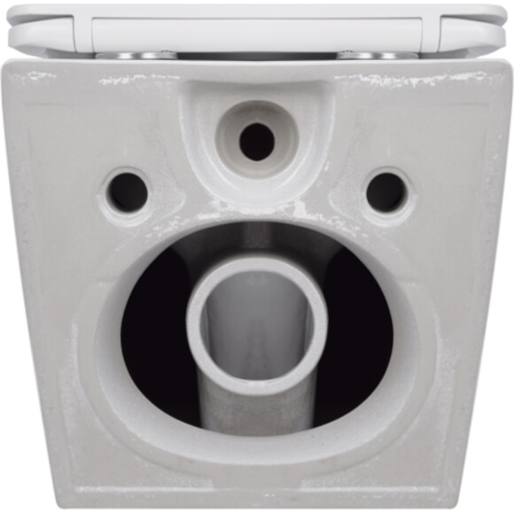 Безободковый подвесной унитаз Qtap Jay Rimless QT07335177RW (c сиденьем), фото 3