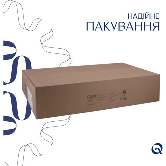 Умивальник Qtap Cardinal White Glossy QT04116302W48464 (50x38 см, чаша, з донним клапаном), Доступні розміри: 50 x 38, Колір виробника: білий глянець, фото , изображение 4