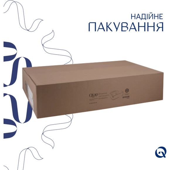 Умывальник Qtap Kolibri White Glossy QT1011K396WN48468 (42x42 см, чаша, с донным клапаном), Доступные размеры: 42 x 42, Цвет производителя: белый глянец, фото 4