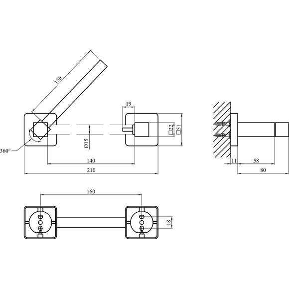 Держатель для туалетной бумаги Kroner KRP Graz-GRP61907 (графит), Цвет производителя: графит, фото 4
