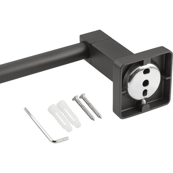 Держатель для туалетной бумаги Kroner KRP Graz-GRP61907 (графит), Цвет производителя: графит, фото 3