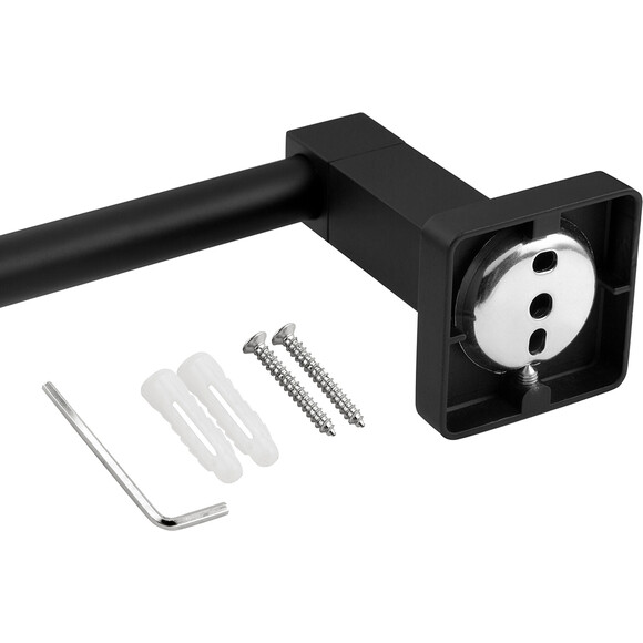 Держатель для туалетной бумаги Kroner KRP Graz-SCH61907 (черный матовый), Цвет производителя: черный матовый, фото 3