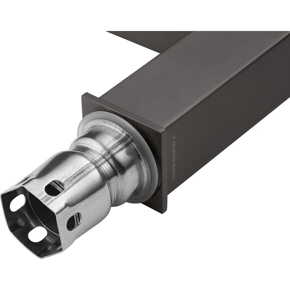 Смеситель для умывальника Kroner KRP Edelstahl Kubus PVD010 (графит), Цвет производителя: графит, фото 6