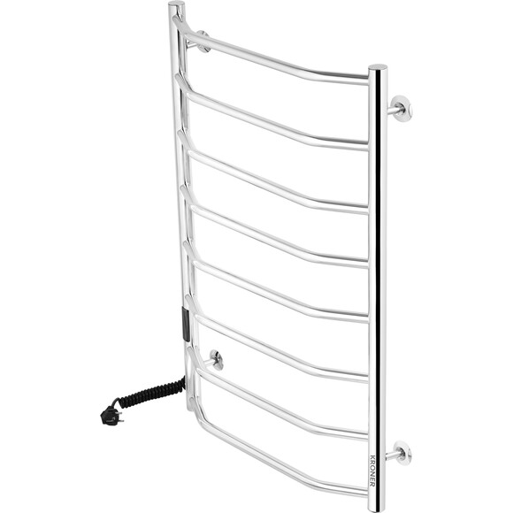 Електрична рушникосушарка Kroner KRP Diva DV-EL90x50-8 (500x900, ліва, сенсорна), Доступні розміри: 500 x 900, Підключення рушникосушарки: ліве, фото , изображение 2