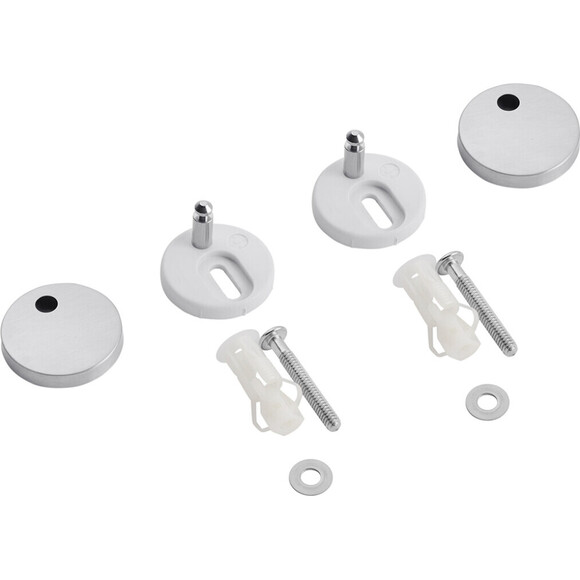 Комплект унитаз с инсталляцией 3 в 1 38971966KV0KO53R: подвесной унитаз с сиденьем Kroner Oker WHI533536 + инсталляция Grohe Solido 38971000 + клавиша смыва Grohe Even Black 38966KV0, фото 10