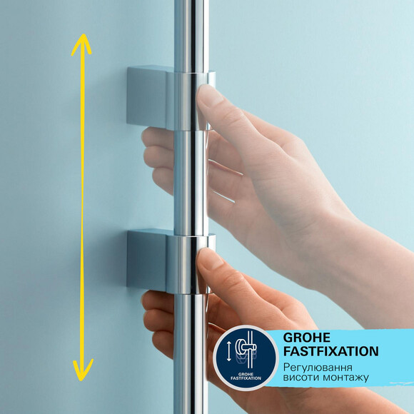 Душовий гарнітур Grohe Vitalio Comfort 110 Chrome 26928001 (хром), фото , изображение 6