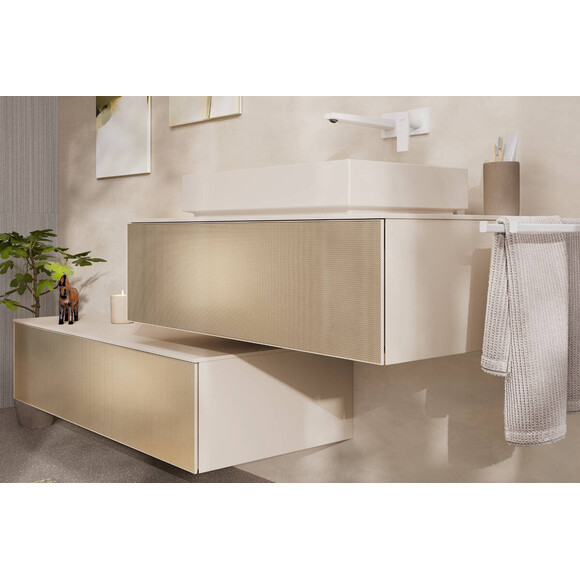 Умивальник Hansgrohe Xuniva Evo E 60326780 (65x40 см, бежевий матовий), Колір виробника: бежевий матовий, фото , изображение 3