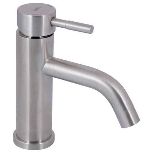 Змішувач для умивальника Lidz Aria 0011F (LDARI0011FNKS46091, нікель), фото 