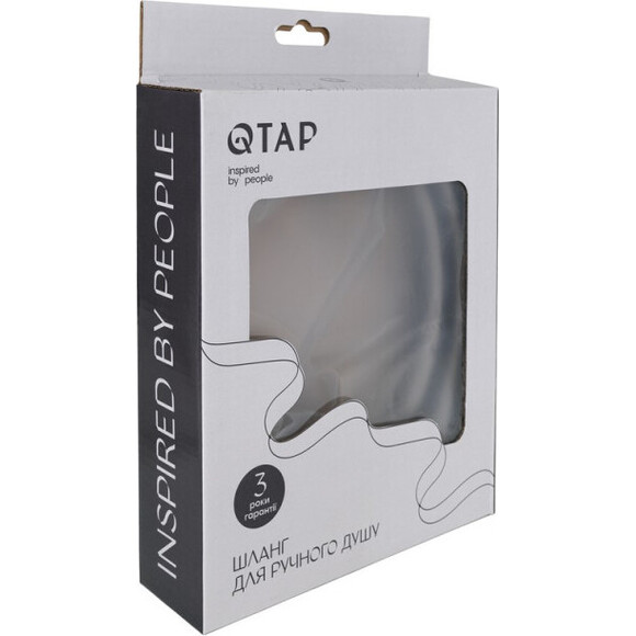 Смеситель для ванны Qtap Slavonice Black Matt QTSLA259BLM4591848027 (черный матовый, с лейкой и шлангом), фото 11