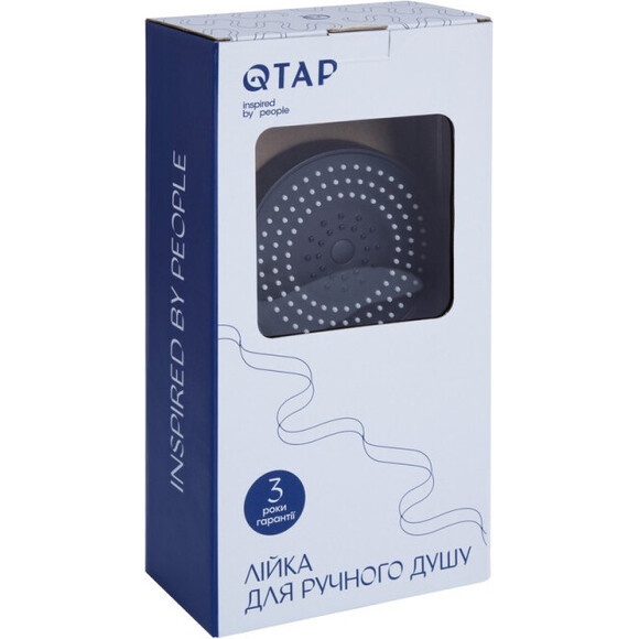 Смеситель для ванны Qtap Slavonice Black Matt QTSLA259BLM4591848027 (черный матовый, с лейкой и шлангом), фото 10