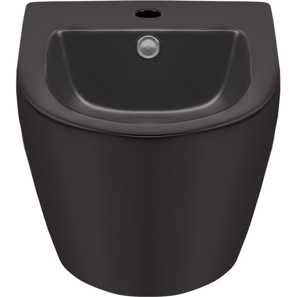 Комплект 2 в 1 QT13332381АSMB47628: безобідковий підвісний унітаз Qtap Robin New Ultra Quiet QT13332381АSMB + біде підвісне Qtap Robin QT1355046FMB, фото , изображение 6