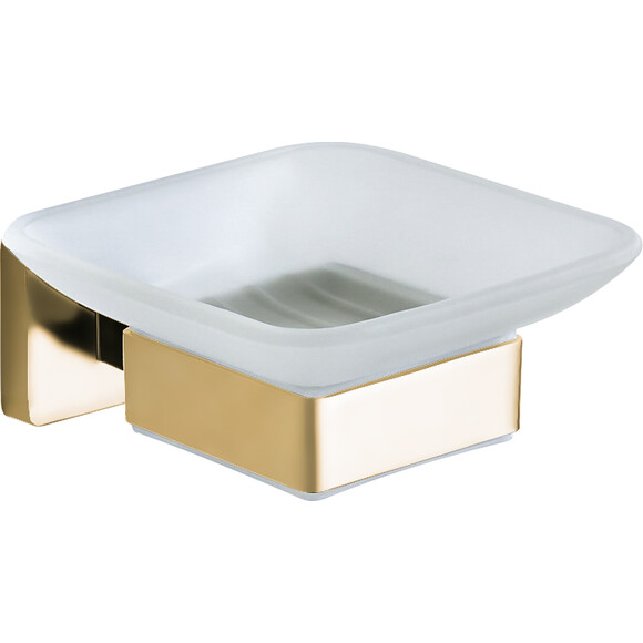 Мильниця VBI Mars Brushed Gold VBI-040105BG (брашоване золото, настінна), Колір виробника: золото брашоване (матове), фото 