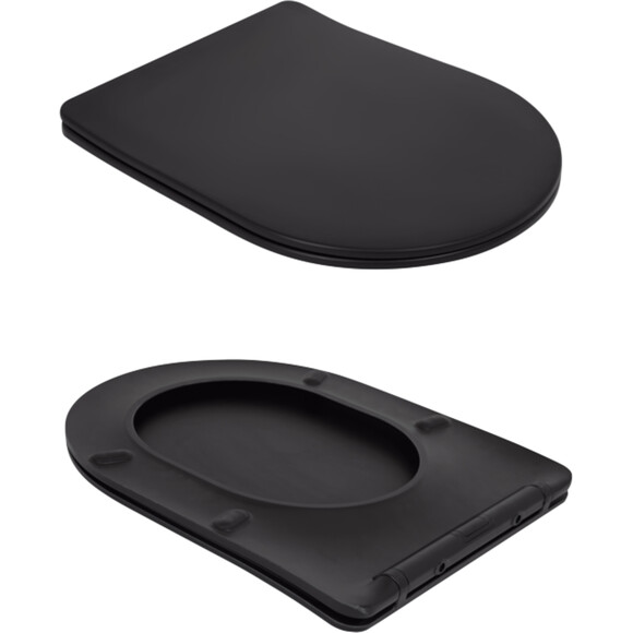 Комплект 2 в 1 QT13226083AMB47928: безободковый унитаз-компакт Qtap Robin Ultra Quiet QT13226083AMB + биде напольное Qtap Robin QT13442141CMB, фото 11