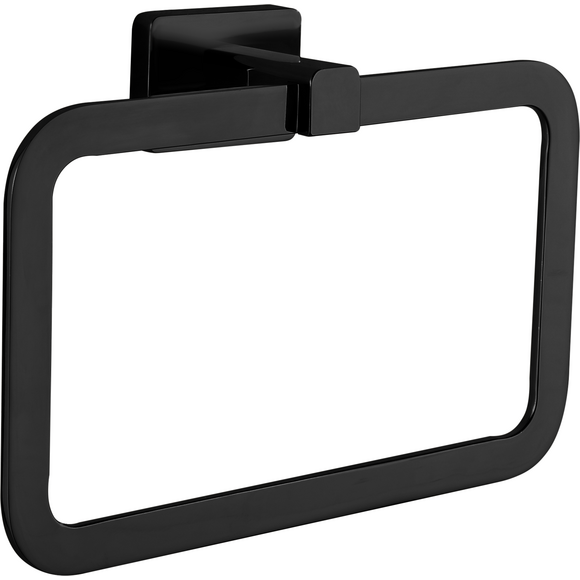 Рушникотримач VBI Mars Black VBI-040103BL (чорний, кільце), фото 
