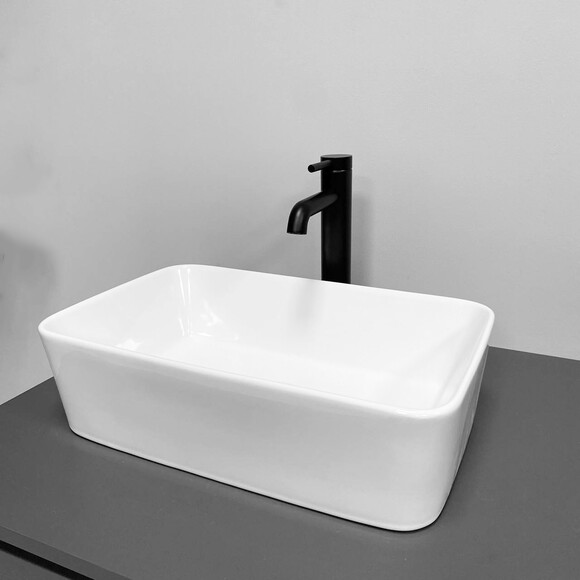 Умивальник VBI Asti White VBI-013003 (48x30 см, білий глянсовий), Доступні розміри: 48 x 30, Колір виробника: білий глянець, фото , изображение 2