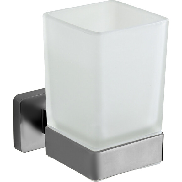 Стакан для зубных щеток VBI Mars Nickel VBI-040104NI (никель, настенный), Цвет производителя: никель, фото 
