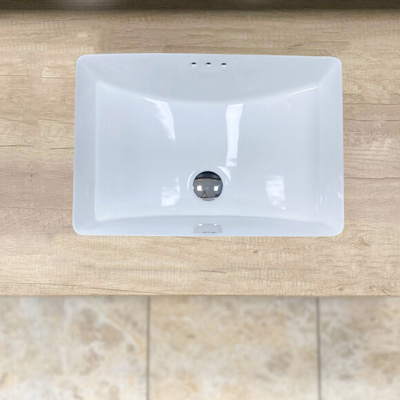 Умивальник VBI Mallare White VBI-018038 (48x32 см, білий глянсовий, під стільницю), Доступні розміри: 48 x 32, Колір виробника: білий глянець, фото , изображение 2