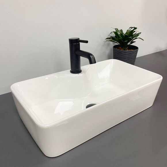 Умывальник VBI Forli L White VBI-011103 (55x30 см, белый глянцевый), фото 2