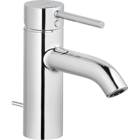 Змішувач для умивальника Kludi Bozz EcoPlus 382630576 (з донним клапаном), Колір виробника: хром, фото 