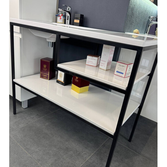 Умивальник-стільниця Snail Фенікс L 159LA100 (100x50 см, з крилом), Доступні розміри: 100 x 50 L, Колір виробника: білий глянець, фото , изображение 5