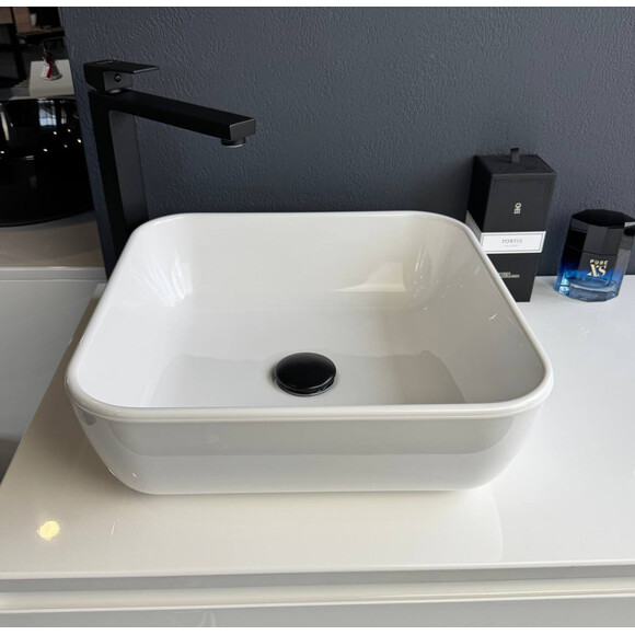 Умывальник Snail Палермо 178A100 (40x40 см, чаша), Цвет производителя: белый глянец, фото 2