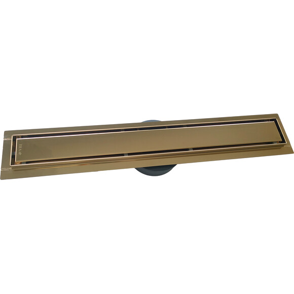 Душовий трап VBI Fort 100 Gold VBI-060110GL (100 см, золото), Колір виробника: золото, Доступні розміри: 100, фото 